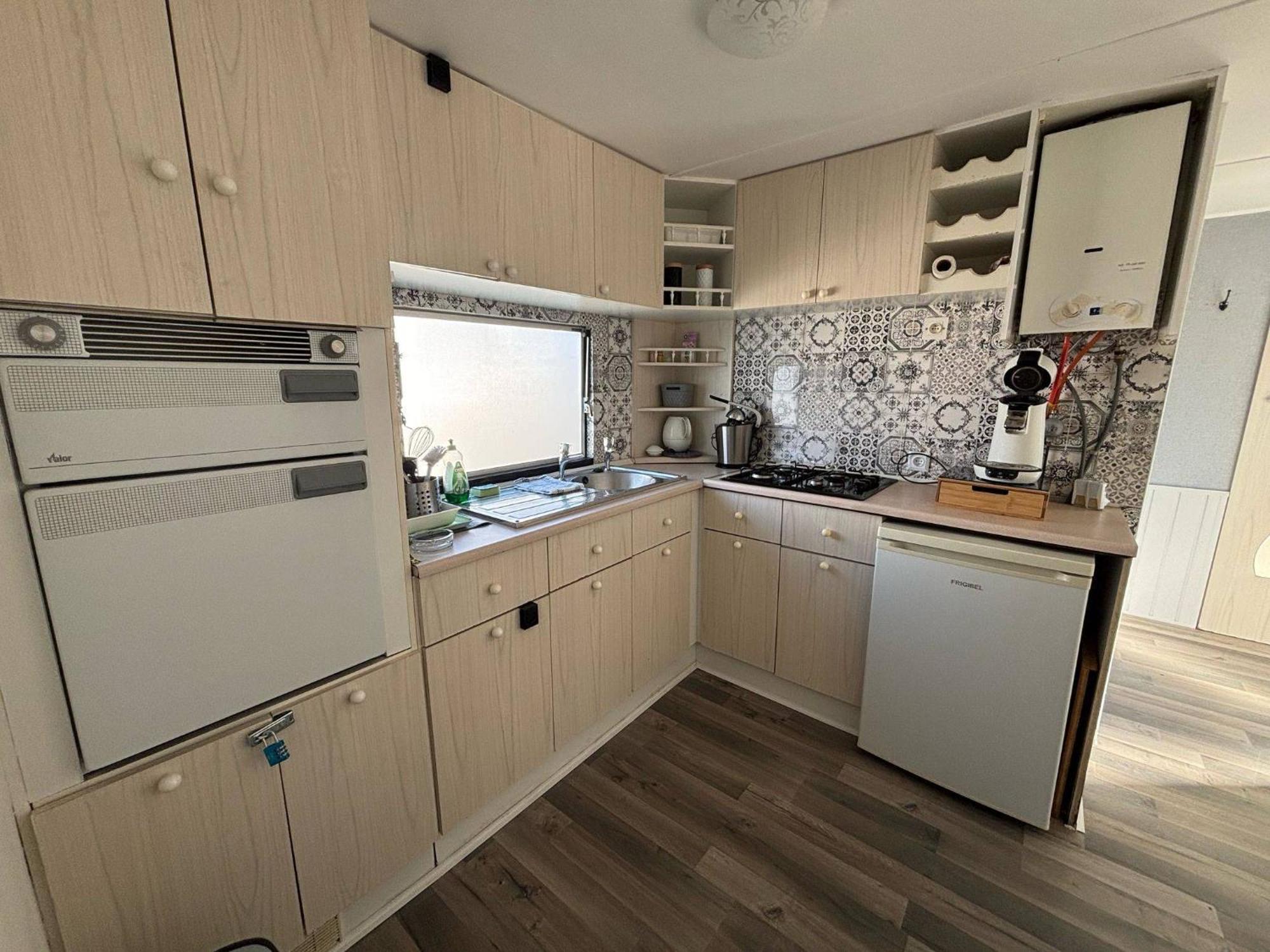 Mobile Home Au Camping New Vennepark Harendijk Buitenkant foto